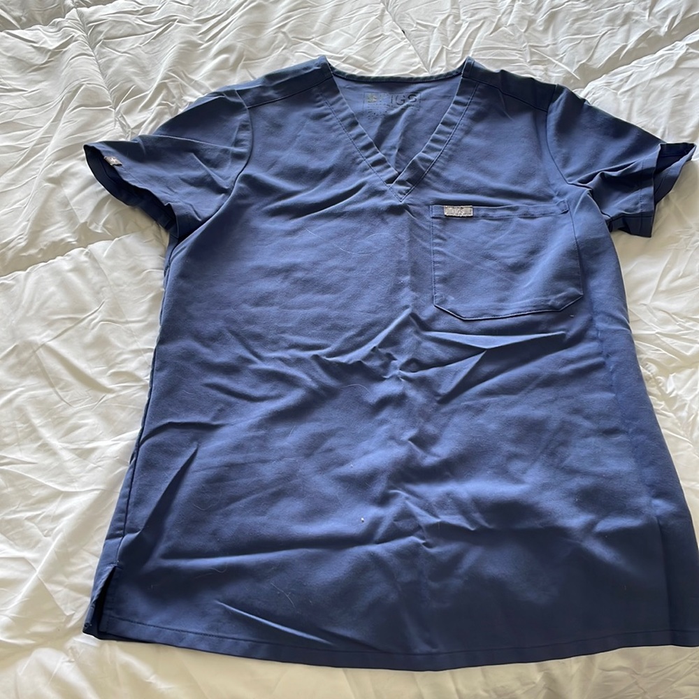 Periwinkle Figs scrub top